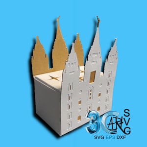 Salt Lake City Temple Favor Treat Box