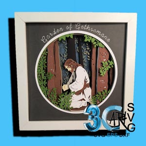 Garten Gethsemane 3D Schattenbox