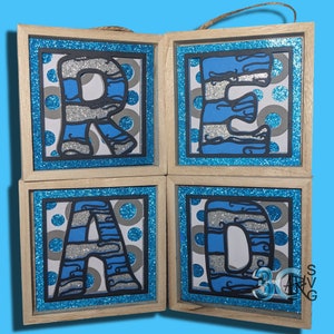 LEER letras Caja de sombras