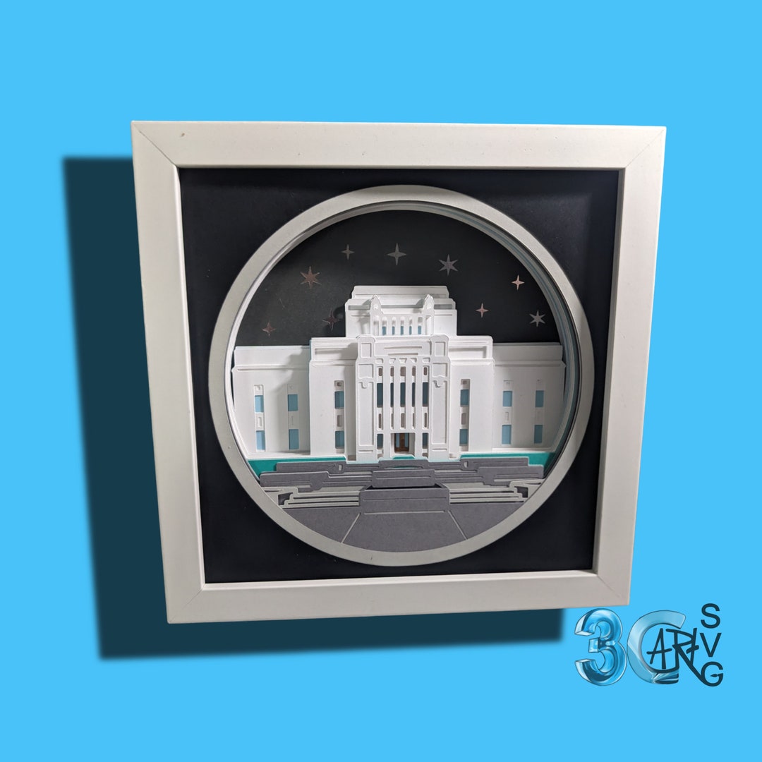 Lima Peru Los Olivos LDS 3D Temple Shadow Box - Etsy