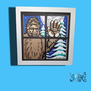 Bigfoot3D in Window Shadow Box
