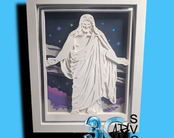 Christus for Rectangle Frame 3D Shadow Box
