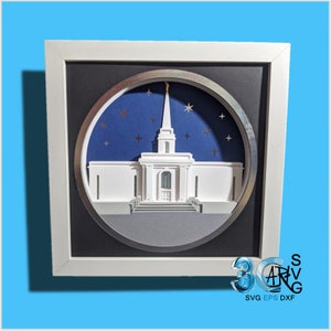 Orlando Florida HLT Tempel 3D Schattenbox