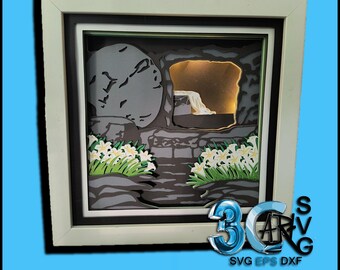 The Empty Tomb 3D Shadow Box