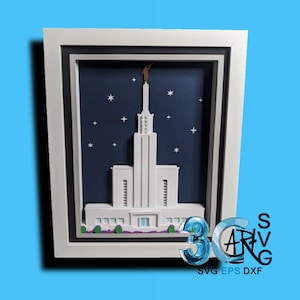Berna Suiza Templo SUD 3D Shadow Box