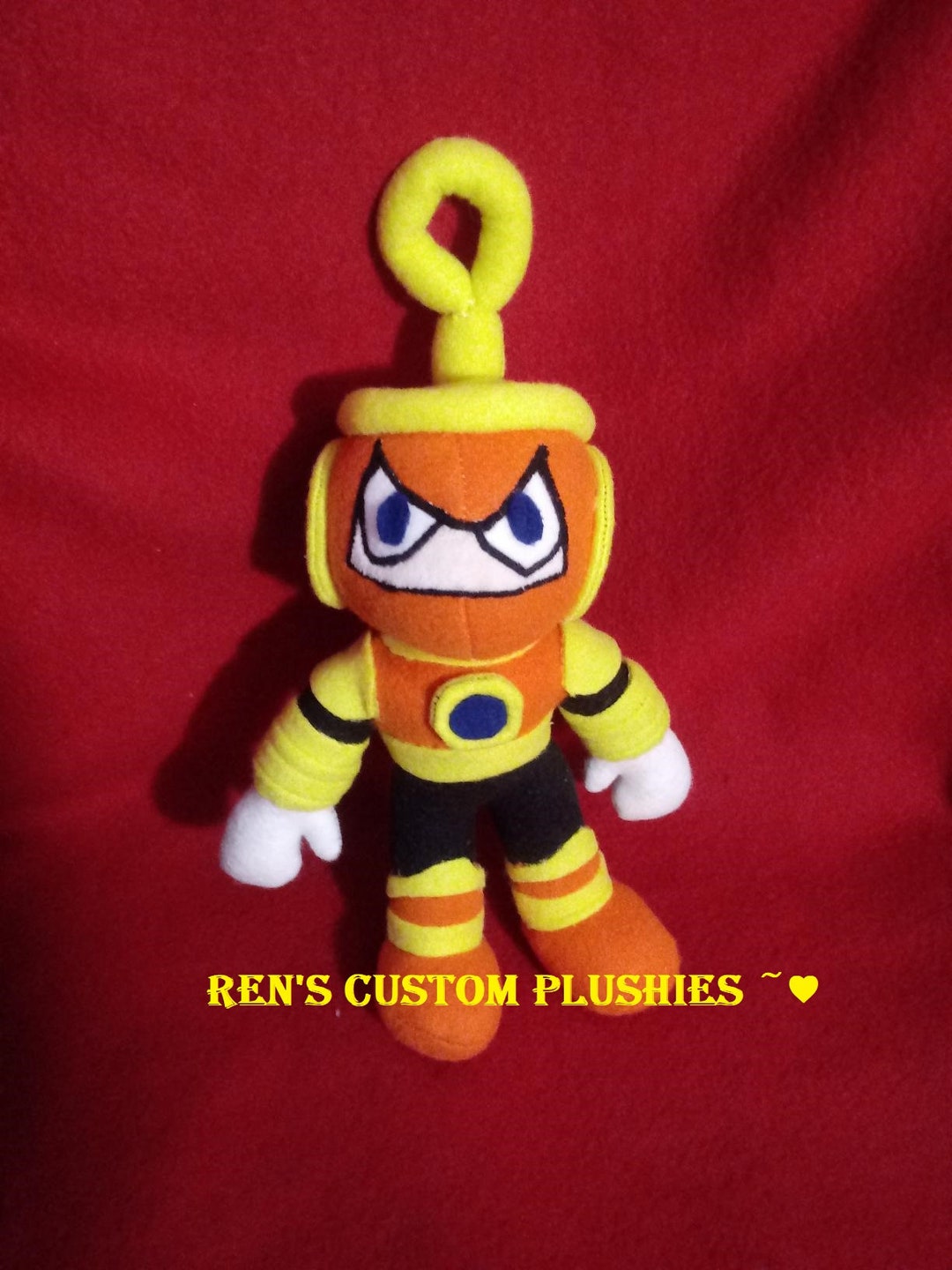 Control Rework Plushie Custom Handmade Anime Manga Videogame Gamer Plush Robot Master Ring ...