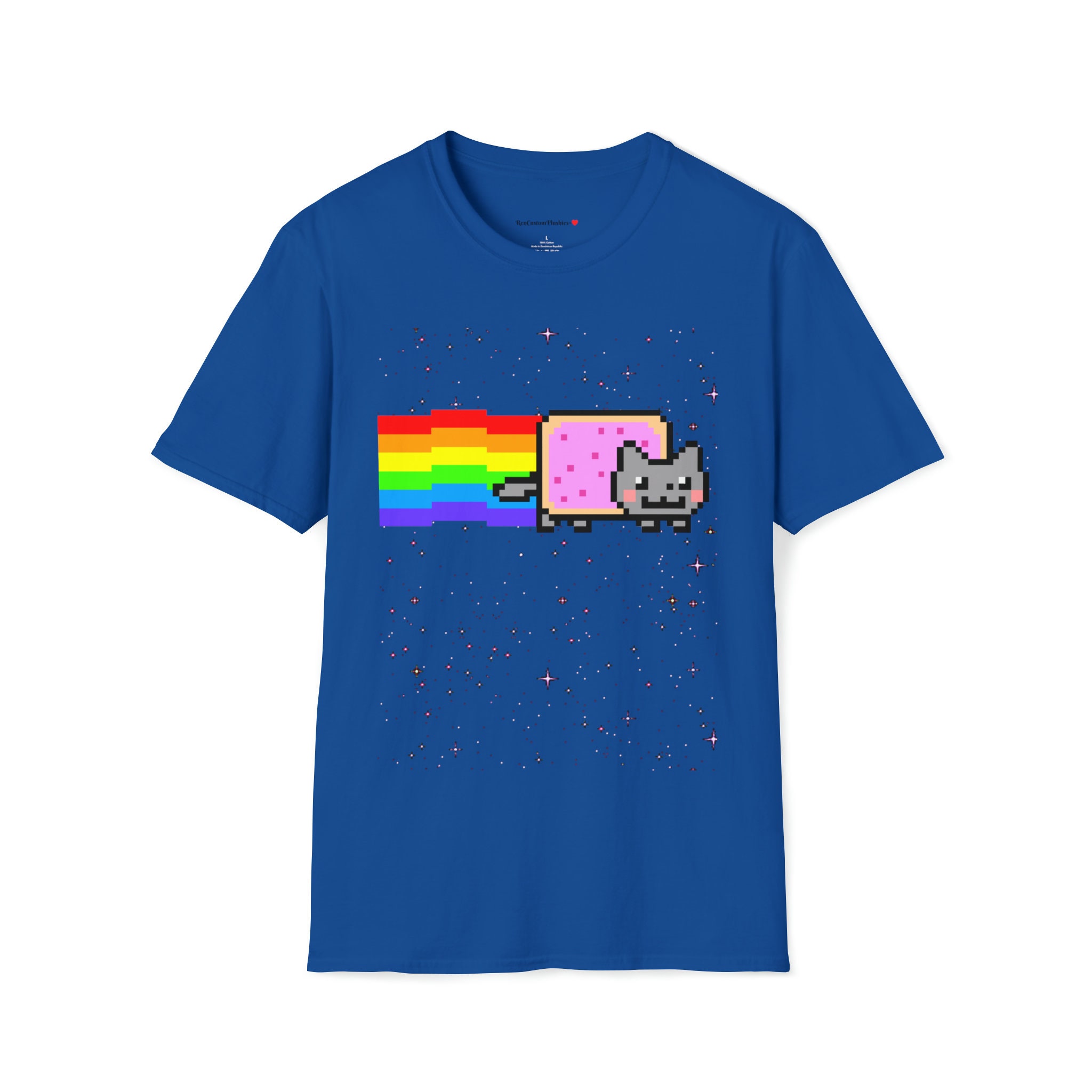Nyan Cat Shirt Blue - Etsy