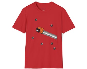 Custom Cute Kawaii Anime Manga Videogame Personalized Gamer Nyan Cosplay Kawaii Poptart Neko Unisex Shirt Different Colors You Choose!