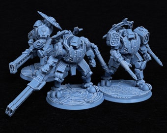 Lightbringer Warsuit: 3.5" Resin Miniature for Tablehammer