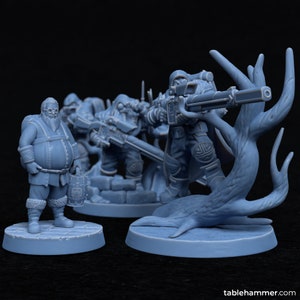Resin Sniper Scout Miniature - Dystopian Future Army