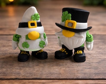 Mini Leprechaun Gnomes – St. Patrick’s Day Gnome | Tiny Desk Decor | Lucky Gnome