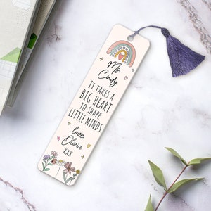 Bookmark - Personalized It Takes a Big Heart to Shape Little Minds - Bookmark Bookmark - Personalized It Takes a Big Heart to Shape Little Minds - Bookmark