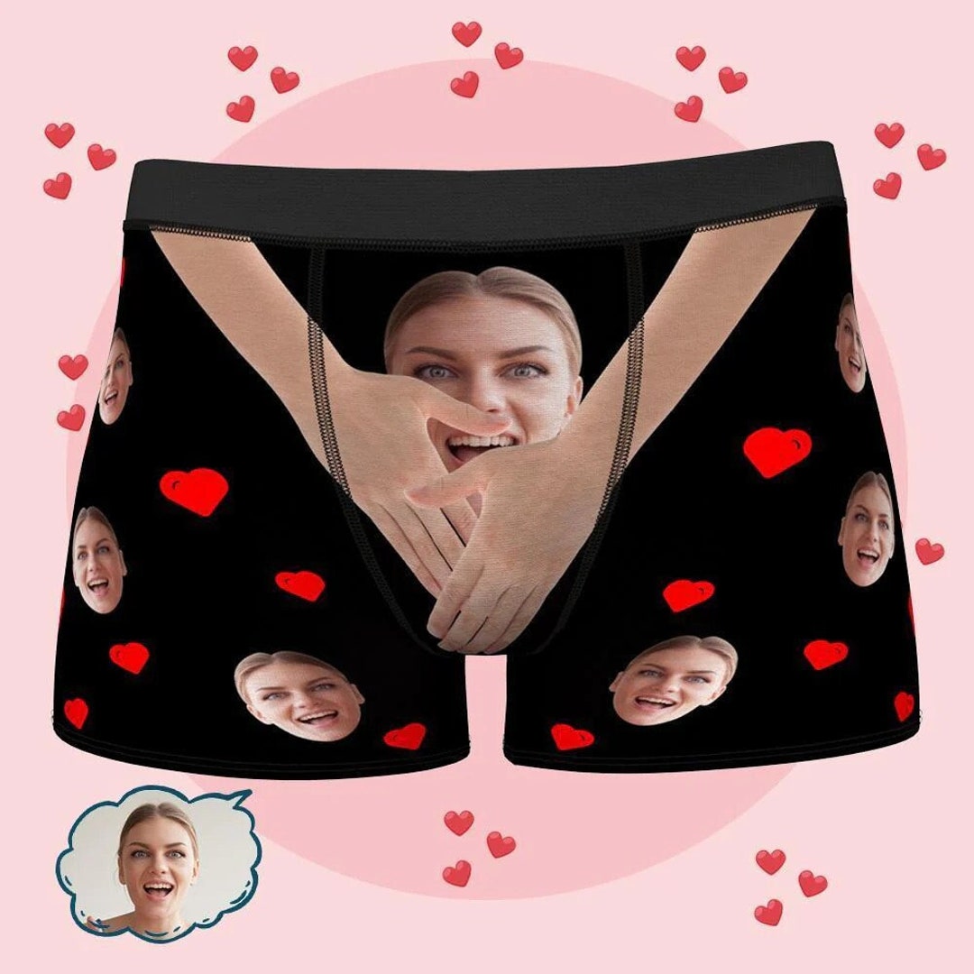 Custom Photo Boxer Briefs For Couples