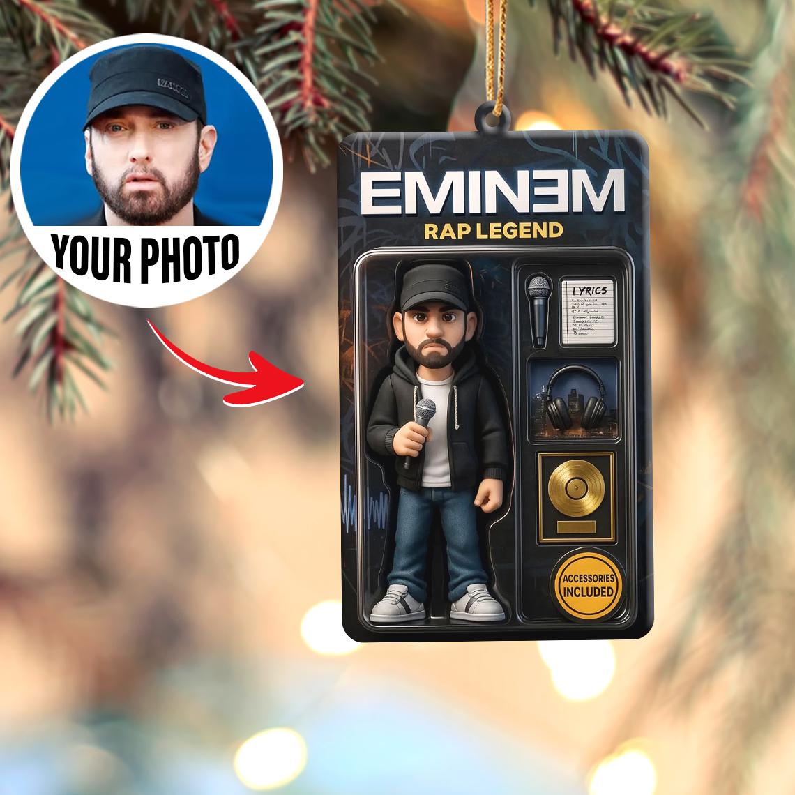 Pattern For Gift Rapper Custom Rapper Ornament 2025, Personalized Mini Figure Gift, Hip Hop ...