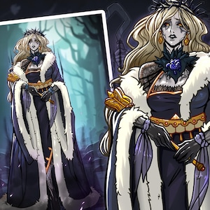 Personalized Character Art Dnd Custom Commission Character Dungeons & Dragons Fantasy Art TTRPG Character Design