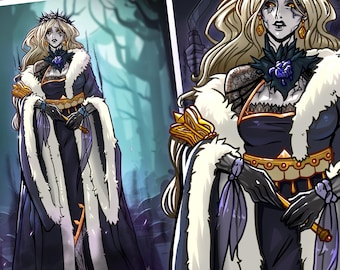 Personalized Character Art Dnd Custom Commission Character Dungeons & Dragons Fantasy Art TTRPG Character Design