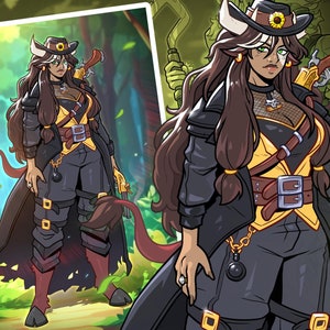 Dnd Art Commission Custom Dnd Character Design, Dungeons & Dragons Character Fantasy Art RPG Dnd Custom Gift