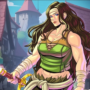 DND 5e, Pathfinder Personalize Roll 20 Art, Baldurs Gate Commission Art, Custom Character, Dungeons & Dragons Character, Dnd Fantasy Art
