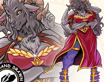 Dnd Art Gift, Character Commission, Baldurs Gate Fantasy Art, Dungeons and Dragons Portrait, Dnd Character Reference Sheet, Rpg