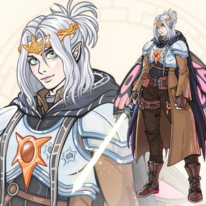 DND 5e, Pathfinder, Roll20 Custom Character Art, Baldurs Gate Art, Group Commission, Dungeons and Dragons, RPG Fantasy Illustration