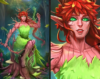 Dnd Commission Art Character Design Dungeons & Dragons Character Art Dnd Party Commission Baldurs Gate Printable Art Merch