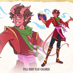 DnD Art Commissions  Character Dungeons & Dragons Character Illustration Baldur's Game Art Commission RPG Character Design