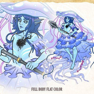 Dnd Character Art Commission Personalized Party Dungeons & Dragons Gifts Character Fantasy Art TTRPG Character Design