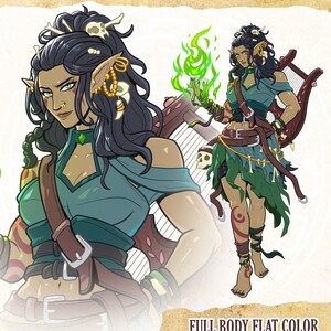 Dnd Art Commission Personalized Character Art Party Dungeons & Dragons Gifts Character Fantasy Art TTRPG Character Design