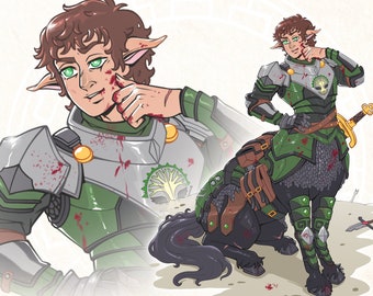 Personalize Dnd Art Commission Gift Character Art design Dungeons And Dragons Party Custom Drawing Custom Dnd Party Gift
