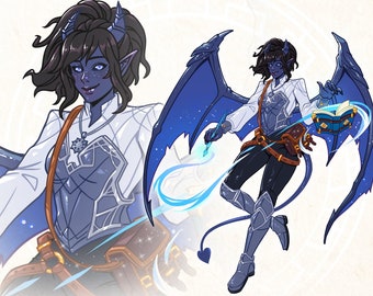 Personalize Dnd Character Art Gift Dnd Commission Character design Dungeons And Dragons Party Custom Drawing Gift
