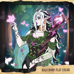 Dnd Commission Character Art Custom Dungeons & Dragons Character Dnd Fantasy Art  Design Dnd Party Baldurs Gate