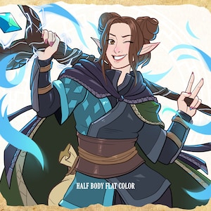 Personalized Art Commission Dnd Character Custom Dungeons & Dragons Art Commissions Dnd Players Gift Design Dnd Party