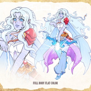 Dnd Art Commission Custom Character Dungeons & Dragons Character Fantasy Art RPG Character Design