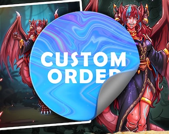 DND Custom Character Order | Hayden - 1 Character Full Body - Full Render with companion | Editable