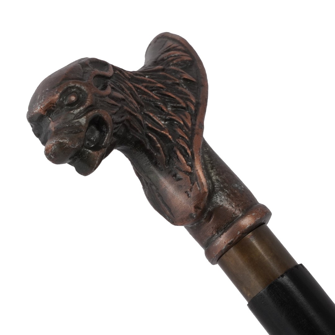 Wolf Head Canes and Walking Sticks for Men & Women 36 Etsy