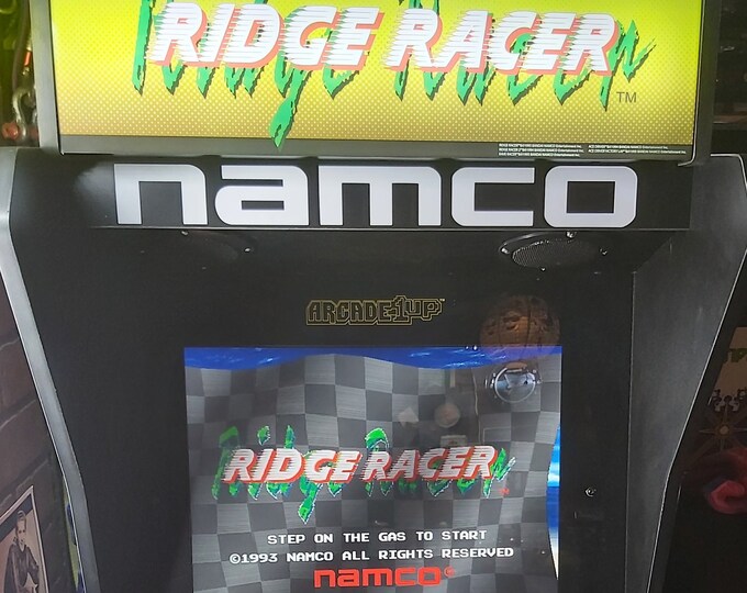 Arcade 1up RIDGE RACER NAMCO Decal - Etsy