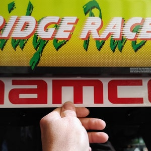 Arcade 1Up **RED**  ridge racer NAMCO decal