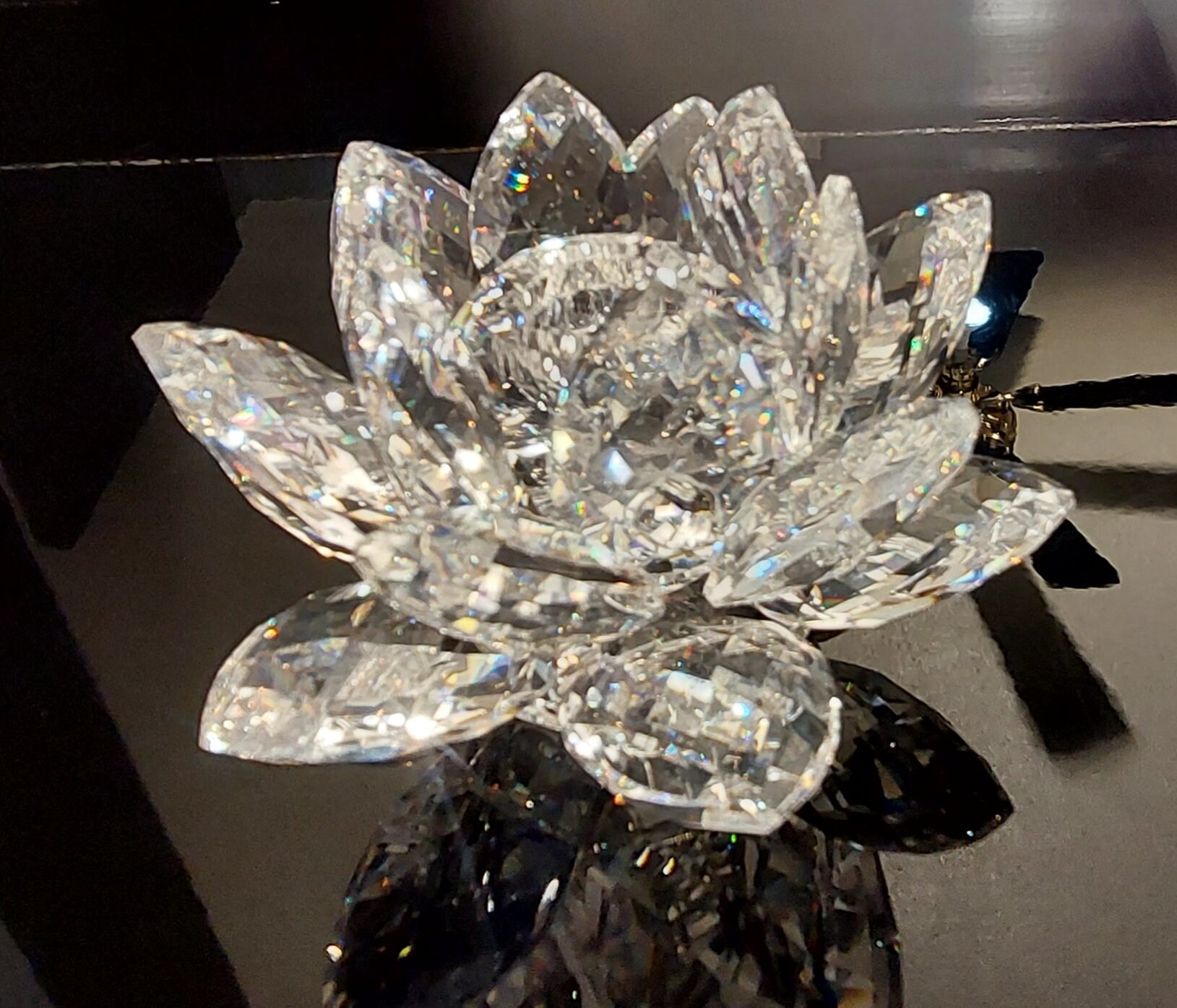 Genuine Swarovski Crystals Waterlily Candle Holder Etsy