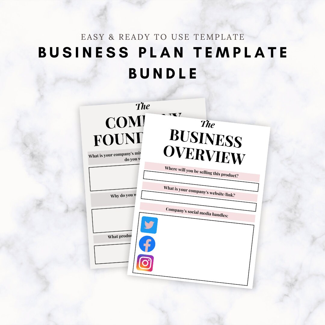 PLR Small Business Plan Template Bundle Canva Business Plan Business plr-small-business-plan-template-bundle-canva-business-plan-business