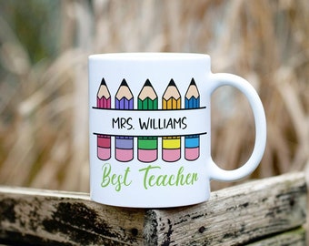 Best Teacher Gift Teacher Appreciation Gift for Teacher Personalized Gifts Teachers Coffee Mug Teachers Gift Personalized Teacher Name Cup