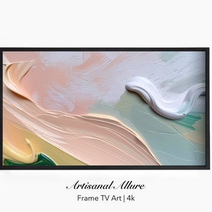 Abstract Samsung Frame TV Art, Art For Frame Tv, Digital TV Frame Art | Digital Download | Frame TV | Abstract Painting | Samsung Frame Art