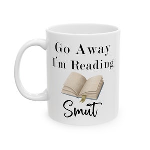 Smut-Leser-Tasse, würzige Buchtasse, lustige Lesetasse, Smut-Leser-Geschenk, würziges Leser-Geschenk, Gag-Geschenk für Sie, Neuheitsbecher, Keramik-Tasse, Leser-Geschenk