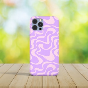 Colorful Wave Case Phone Case iPhone 15 Pro Max Abstract Swirl Design Cover for iPhone 14 iPhone 13 Mini Plus MagSafe Wavy Colourful Cute