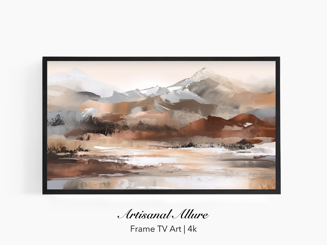 Abstract Mountainscape Art for Samsung Frame TV (digital Download) - Etsy