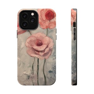 Bloem telefoon geval bloemen cover geschikt voor iPhone 15 Pro Max 14 plus 13 12 11 XR MagSafe stoere hoesjes bloemen telefoon geval cadeau voor haar