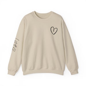 Let Them Sweatshirt | Inspirational Sleeve Writing | Affirmation Sweater | Unisex Sweatshirt | Birthday Gift | Valentines Gift | Friend Gift