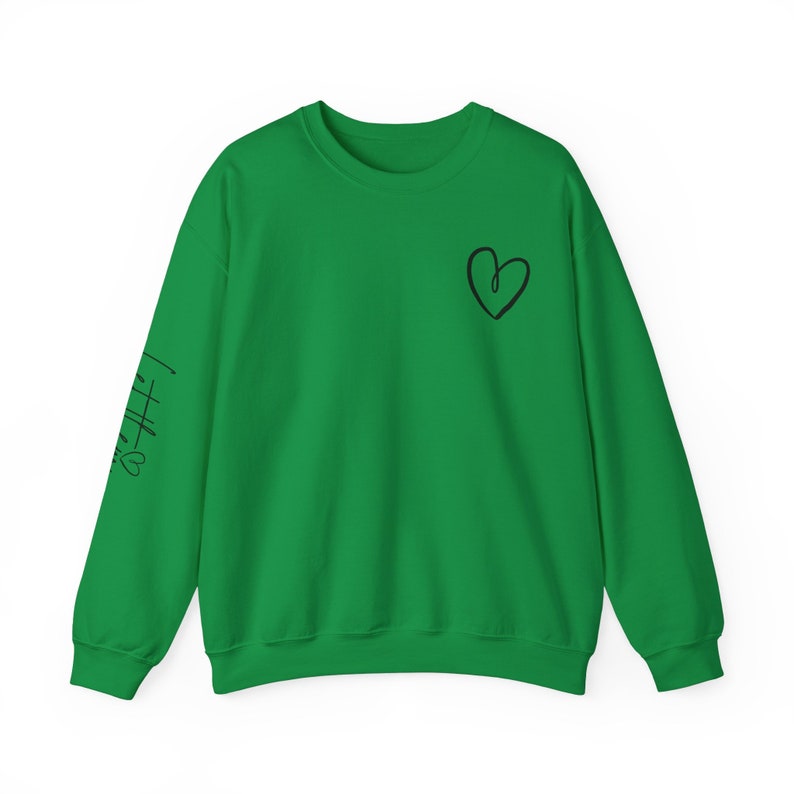 Let Them Sweatshirt Inspirational Sleeve Writing Affirmation Sweater ...