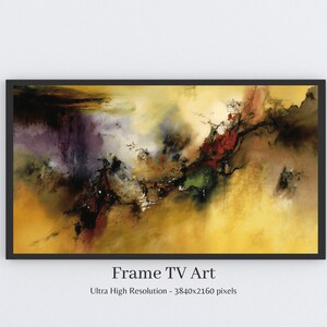 Abstract Samsung Frame TV Art | Art For Frame TV | Digital Download | Downloadable | Frame TV Art | Digital Download Painting | Abstract