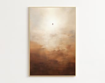 The Ascension of Jesus Painting, Jesus Christ Print, Bible Art, Modern Christian Wall Art, Contemporary Jesus Art, Resurrection of Jesus