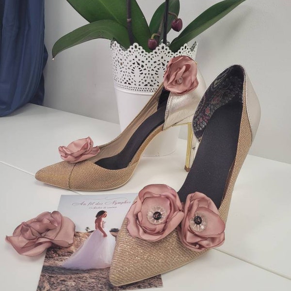 Clips fleurs chaussures